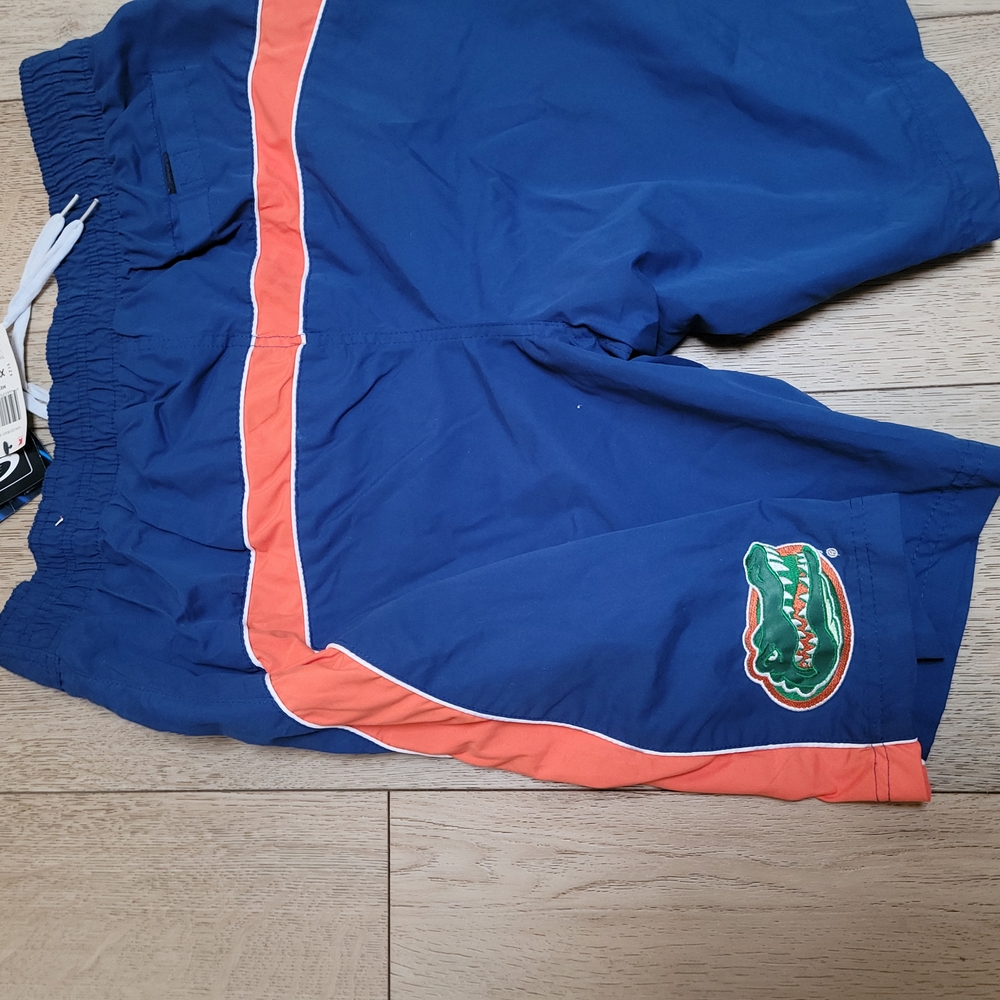 Blue and Orange Athletic Shorts